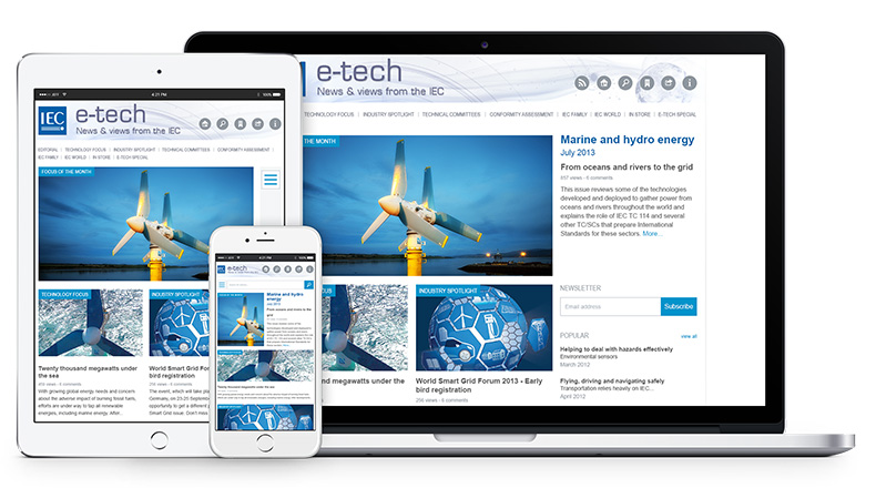 IEC e-tech responsive website